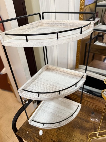 Tier corner bathroom - 3-tier,