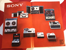 ancien catalogue 1965 SONY magnetophone a bande