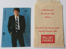 NOEL DESCHAMPS  Photo des Idoles Milliat Frères Publistar Chanteur  Carte