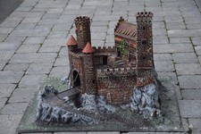 JOUET ANCIEN RARE CHATEAU-FORT CITADELLE MEDIEVALE ELASTOLIN OUGEN STARLUX