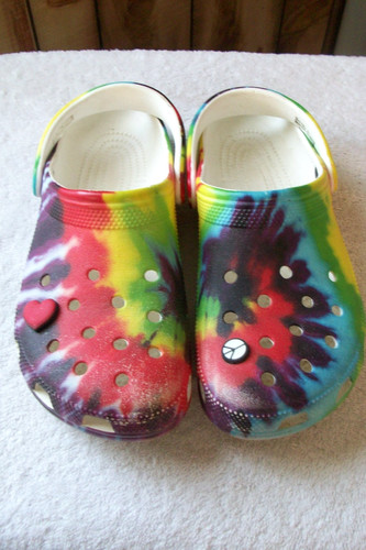 Multicolor crocs slip ins - slip, w/