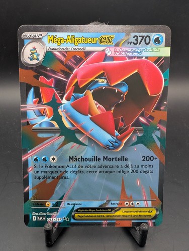 Carte pokemon méga aligatueur - carte,
