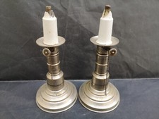 Lot 2 bougeoirs lampes Pigeon