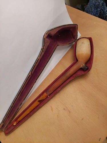 Pipe écume mer et ambre - Écume,