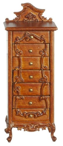 Commode tallboy bois - tallboy, noyer