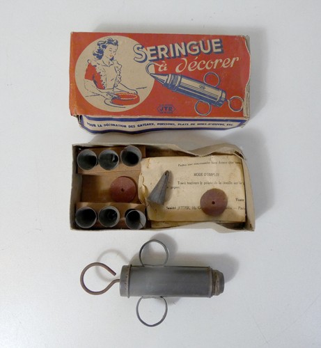 Ancienne seringue décorer - ancienne, à