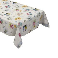 Nappe de Table en Toile Cirée 06171-01 Fleurs Papillons Carré Rond Oval