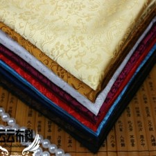 Jacquard Floral Brocart Satin Faux Soie Tissu Chinois Rétro Vêtements Tapisserie