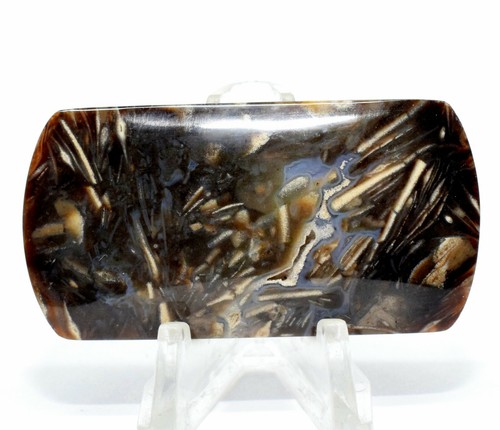 110ct plume bleu - plume, agate