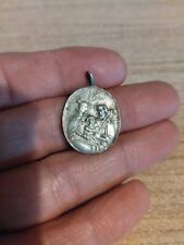 Médaille Religieuse Argent XVIIIe Bélière Inversée  2,25gr  28x20mm