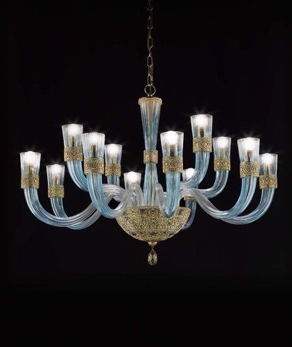 Lustre classique cristal - lustre, en