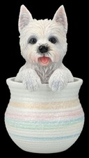 Figur De Chien Westie Peinte