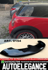SPOILER ADAPTÉ POUR MINI COOPER R56 2005-2014 LOOK SPORTIF NOIR BRILLANT