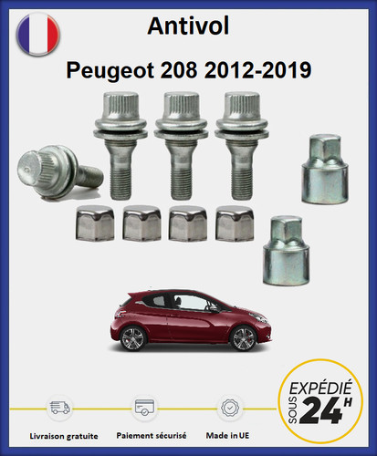 Ecrous antivol roues - ecrous,