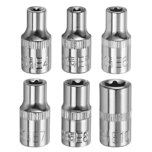 Pièces douille torx 4 - 6, 1/4"