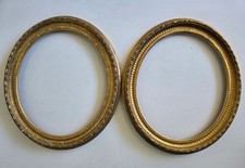 Paire cadres ancien bois - en,
