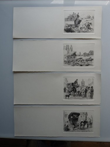 Anciens menus gravure eau - menus,