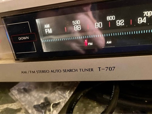 Sansui 707 auto search - sansui, am/fm