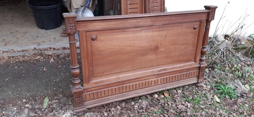Ancien cadre lit début - ancien, de