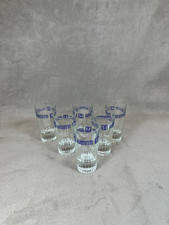 Lot de 6 verres à Pastis Pastis 51 en verre vintage Made in France Années 1970