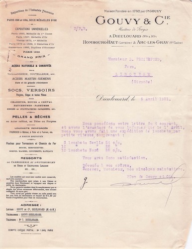 Dieulouard forgeron gouvy - 54,