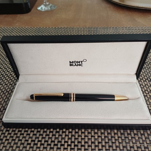 Stylo bille montblanc noir - bille,