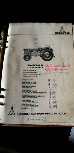 Deutz tracteur d4006 - d4006,