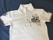 Polo Enfant Gaastra blanc Taille 134/140 10 ans en Parfait etat