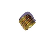Bague toupie à bande faite à