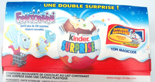 Boite vide kinder surprise - vide,