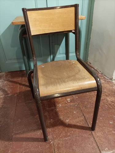Chaise écolier vintage - vintage,, bon