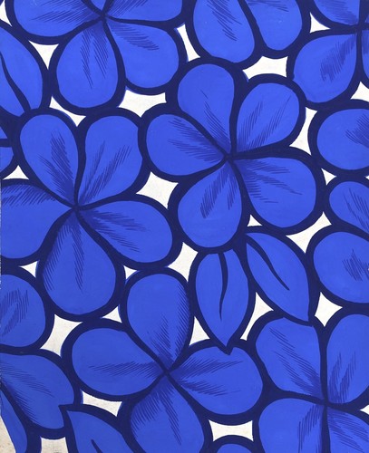 Dessin projet mode - motif, fleur