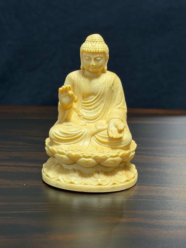 Wood carving buddha statue - wood,