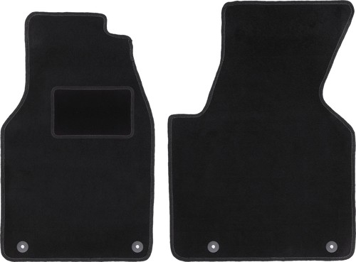 Tapis avant velours noir - tapis,