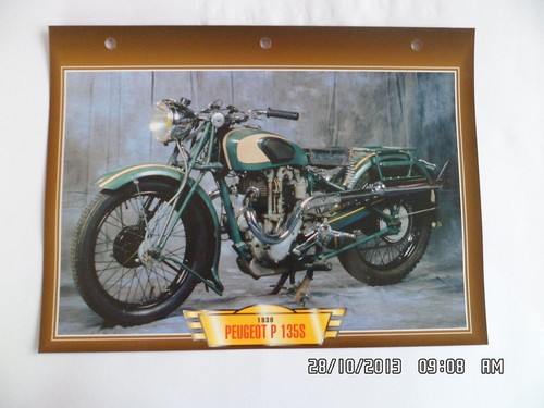 Carte fiche moto - carte, 135