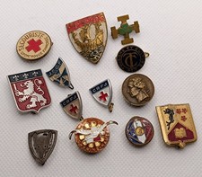 Lot insignes scouts Croix