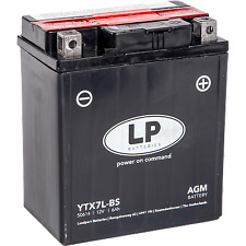 Batterie - HONDA 125 SHADOW de 1999 à 2000 YTX7L-BS étanche AGM 12V / 6Ah