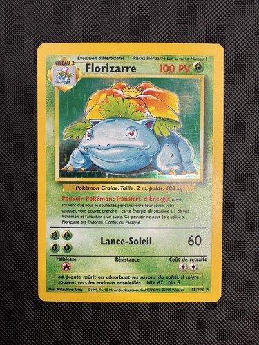 Carte pokemon florizarre - carte,