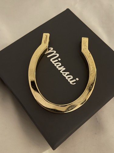 Miansai gold lorem horseshoe - miansai,