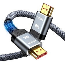 8K Câble HDMI 2M Ultra Haut Débit 48Gbps 8K@60Hz 4K@120Hz Cordon HDMI 2.1 HDR...