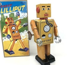 Robot Lilliput En Tôle À