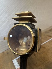ANCIENNE LANTERNE A BOUGIE LAMPE DE CALECHE FIACRE VOITURE Réf B46