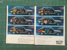 832 belle PUBLICITE ANCIENNE circa 1970 Renault 16 double page dos cointreau