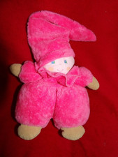 Doudou Peluche AJENA Poupée Chiffon Beige Rose