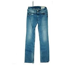 Pepe Jeans Venus Wmm Taille Basse Pantalon Stretch Droit Jambe W26 L34 Usé Bleu