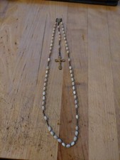 Ancien Chapelet Nacre Argent