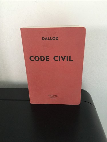 Ancien code civil dalloz 1980 - code,