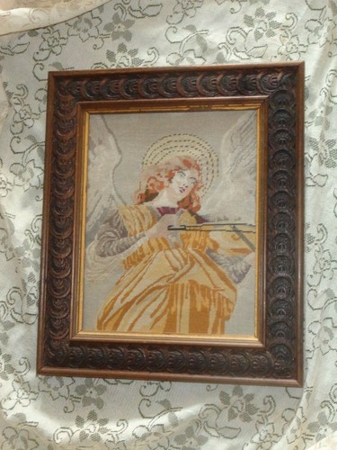 Antique petit point - point, tapestry
