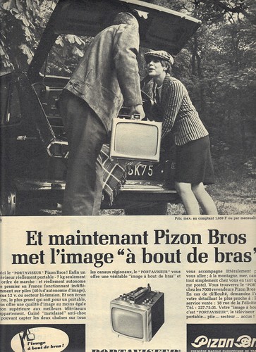 Publicite 1966 pizon bros - 1966, le