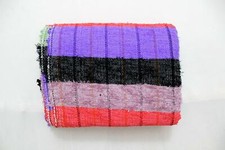 Tapis de sol 4 x 6 rectangulaires tissés à la main Chindi RagRug tapis bohème Aa